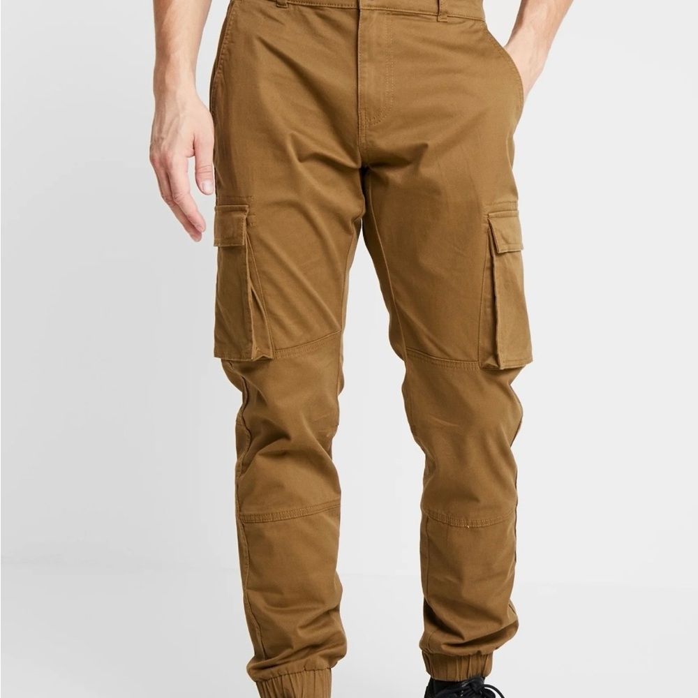 Only & Sons Cargo Jogger Pants Cognac Size 30X32